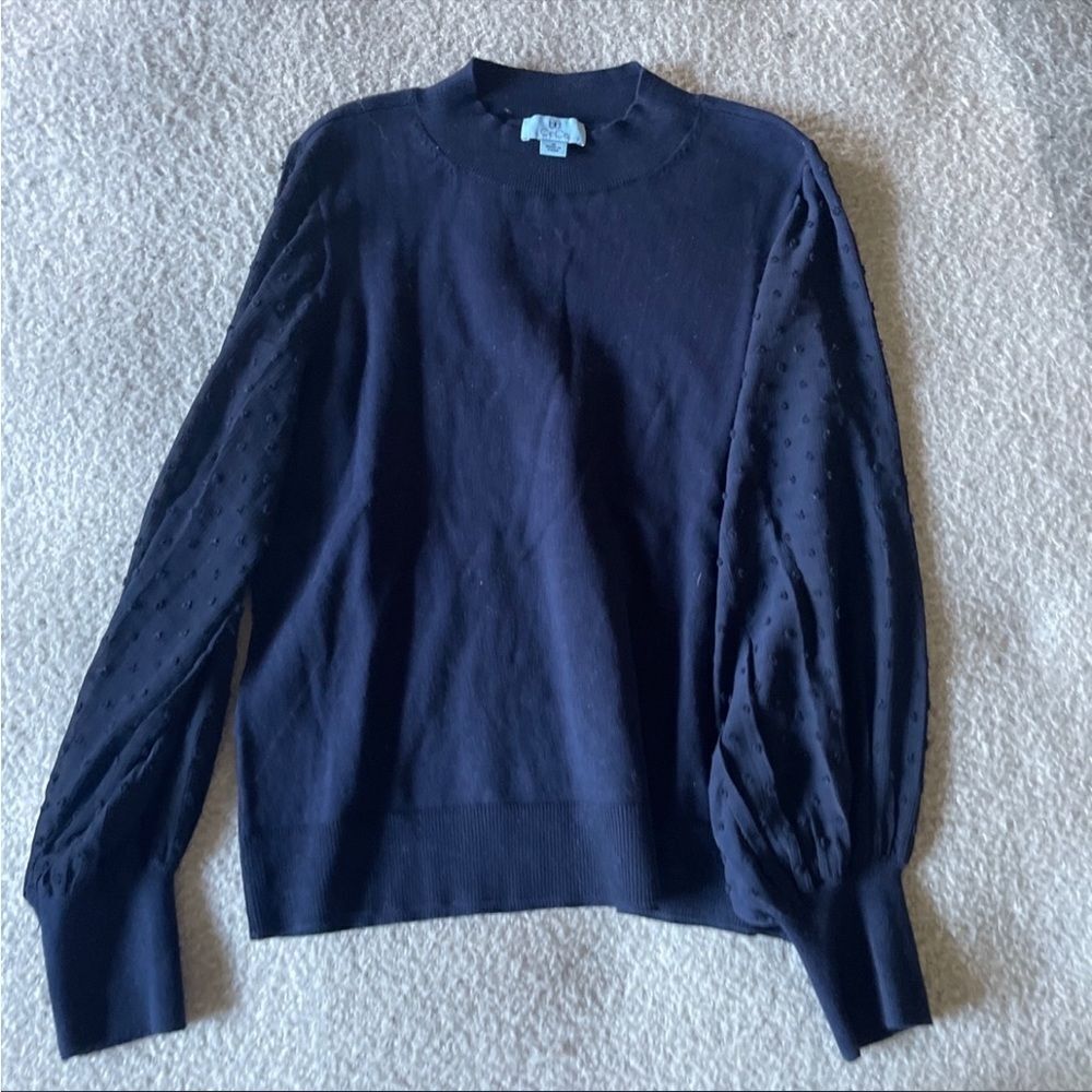 Cece medium blue blouse sweater‎